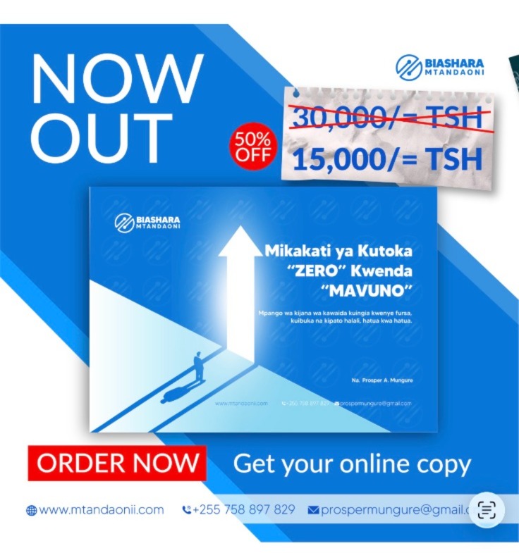 Mikakati ya Kutoka “ZERO” Kwenda “MAVUNO”